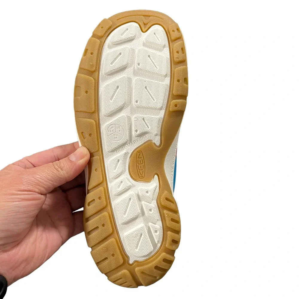 KEEN Youth Girls Sport Outdoor‎ Sandals Size 4 Blue- Tie Dye Adjustable Washable